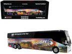 Prevost H3-45 Coach Bus "Holiday Tours - 2024 IMG Operator of the Year" White with Graphics Limited Edition 1/64 Diecast Model by Iconic Replicas-4