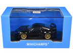 2025 Porsche 911 (992.2) GT3 Weissach Package Black with Carbon Stripe Limited Edition to 240 pieces Worldwide 1/64 Diecast Model Car by Minichamps-2