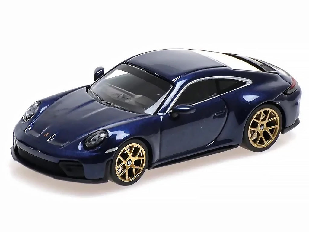 2025 Porsche 911 (992.2) GT3 Touring Blue Metallic Limited Edition to 240 pieces Worldwide 1/64 Diecast Model Car by Minichamps