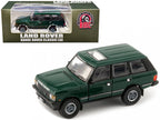 Land Rover Range Rover Classic LSE RHD (Right Hand Drive) Green with Sunroof with Extra Wheels 1/64 Diecast Model Car by BM Creations-0