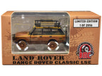 Land Rover Range Rover Classic LSE RHD (Right Hand Drive) "Camel Trophy" Yellow (Dirty Mud Version) with Roof Rack Extra Wheels and Accessories Limited Edition to 2016 pieces Worldwide 1/64 Diecast Model Car by BM Creations-0