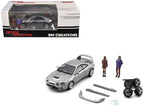 Toyota Celica GT-Four RHD (Right Hand Drive) ID Silver Metallic with 2 Figures and Accessories 1/64 Diecast Model Car by BM Creations-0