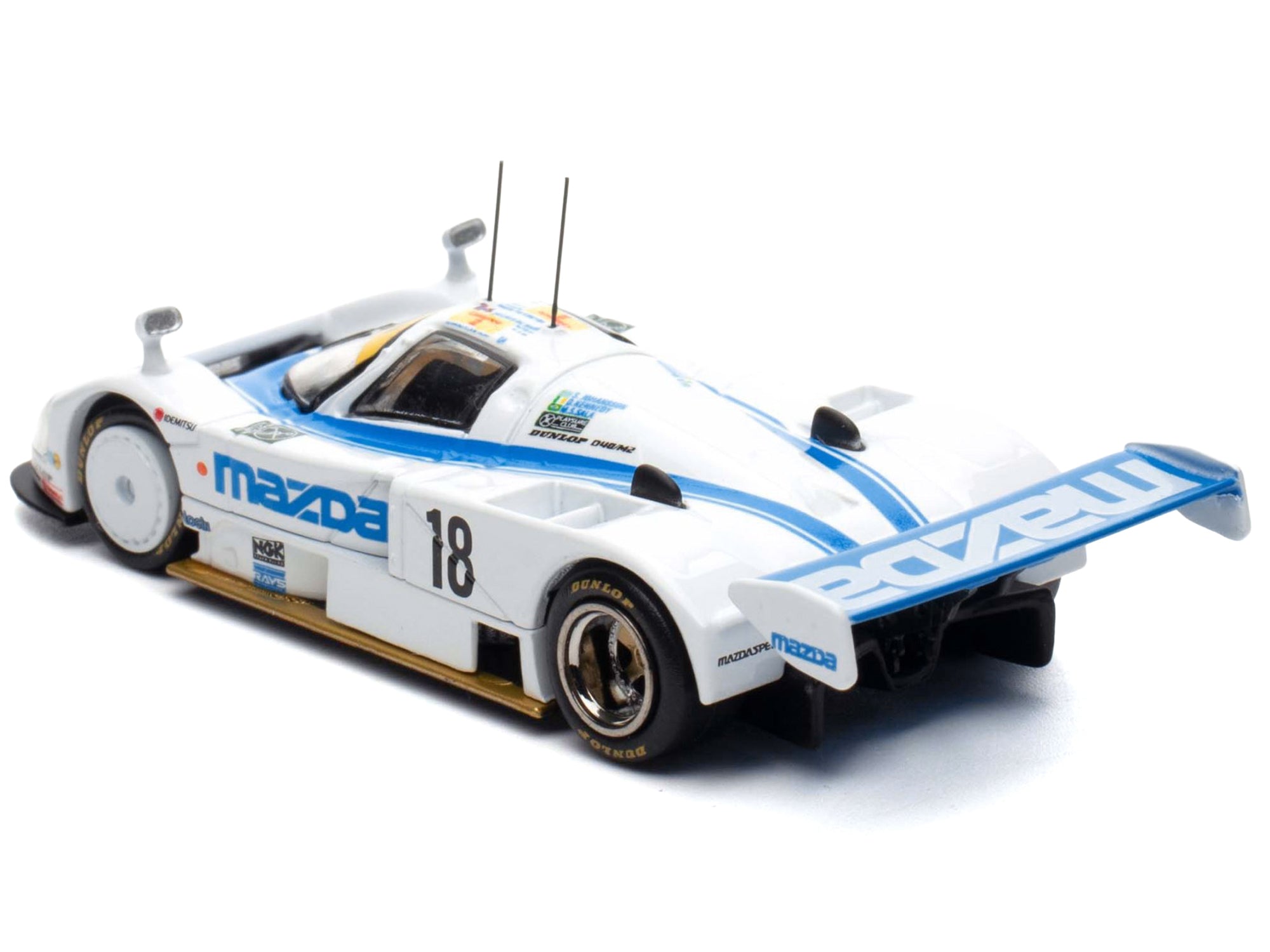 Mazda 787B #18 Stefan Johansson - David Kennedy - Maurizio Sandro Sala "Mazdaspeed" "24 Hours of Le Mans" (1991) 1/64 Diecast Model Car by BM Creations