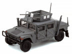 HUMVEE 4-CT Military Vehicle Matt Gray with Alternative Tops 1/64 Diecast Model Car by BM Creations-2
