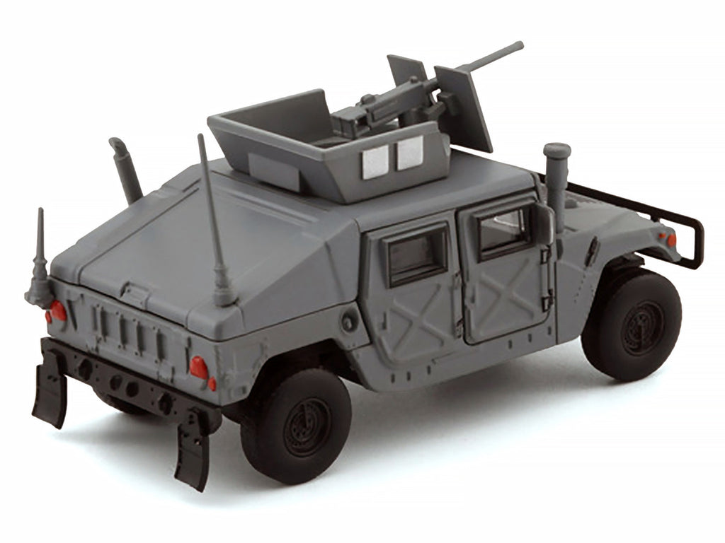 HUMVEE 4-CT Military Vehicle Matt Gray with Alternative Tops 1/64 Diecast Model Car by BM Creations-3