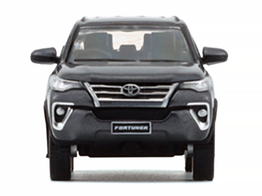2018 Toyota Fortuner Dark Silver Metallic 1/64 Diecast Model Car by BM Creations
