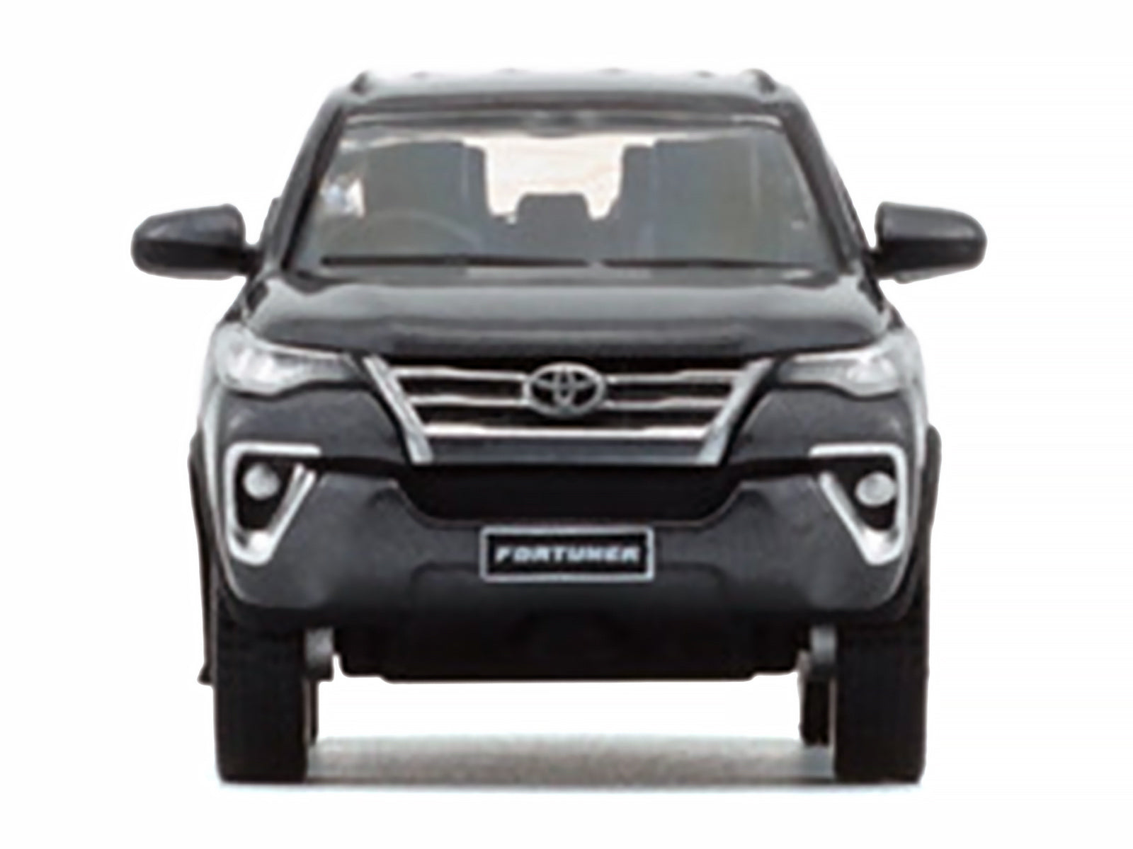 2018 Toyota Fortuner Dark Silver Metallic 1/64 Diecast Model Car by BM Creations