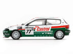 Honda Civic EG6 RHD (Right Hand Drive) #77 Team Castrol "National Saloon Car Cup" (1993) 1/64 Diecast Model Car by BM Creations-1