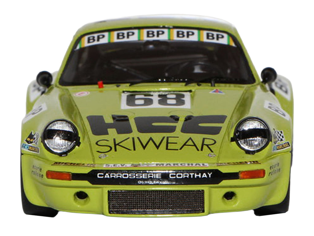 Porsche 911 Carrera RSR 3.0 #68 Guy Verrier - Florian Vetsch - Jean-Robert Corthay "24 Hours of Le Mans" (1975) 1/64 Model Car by Spark-4