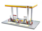 Shell Gas Station Playset with Volvo Oil Tanker and Volvo Tow Truck Diorama Set-1