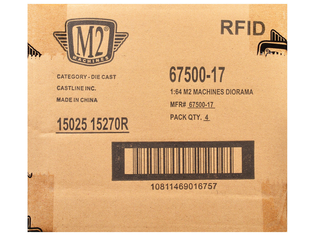 "Auto News" Release 17 Set of 4 Cars Limited Edition to 8500 pieces Worldwide 1/64 Diecast Model Cars by M2 Machines-1