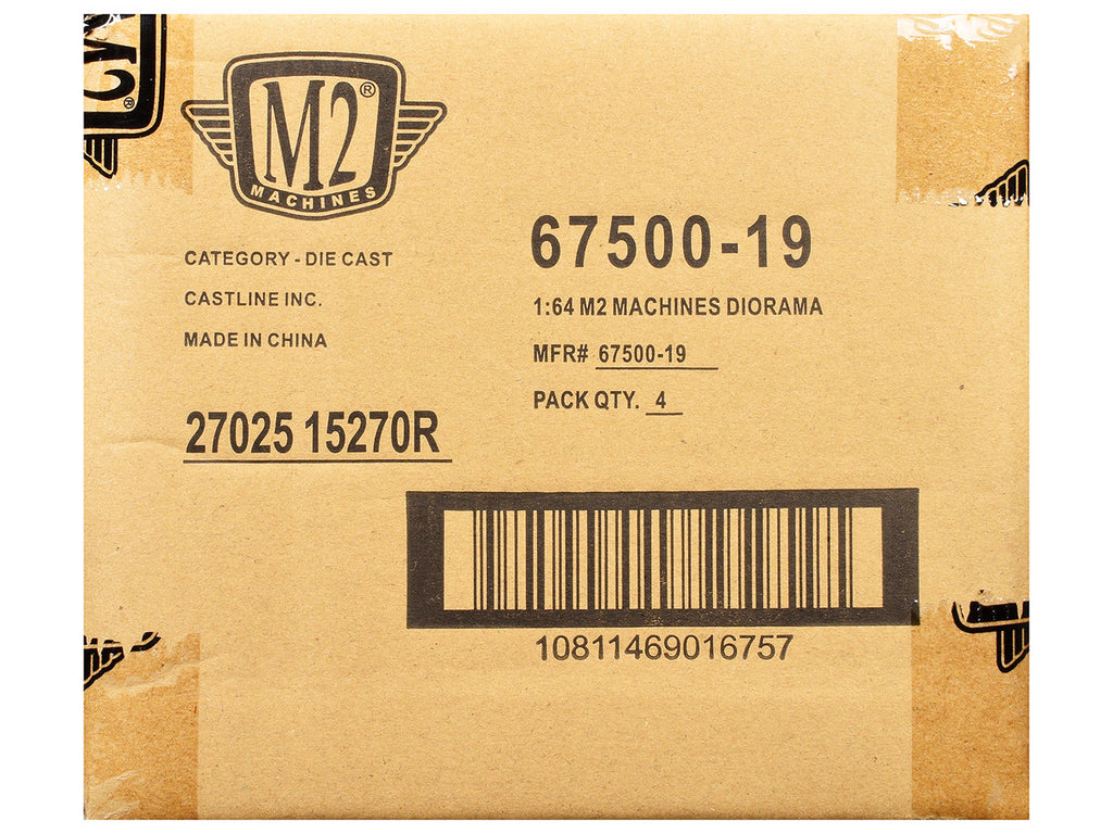 "Auto News" Release 19 Set of 4 Cars Limited Edition to 6000 pieces Worldwide 1/64 Diecast Model Cars by M2 Machines-1