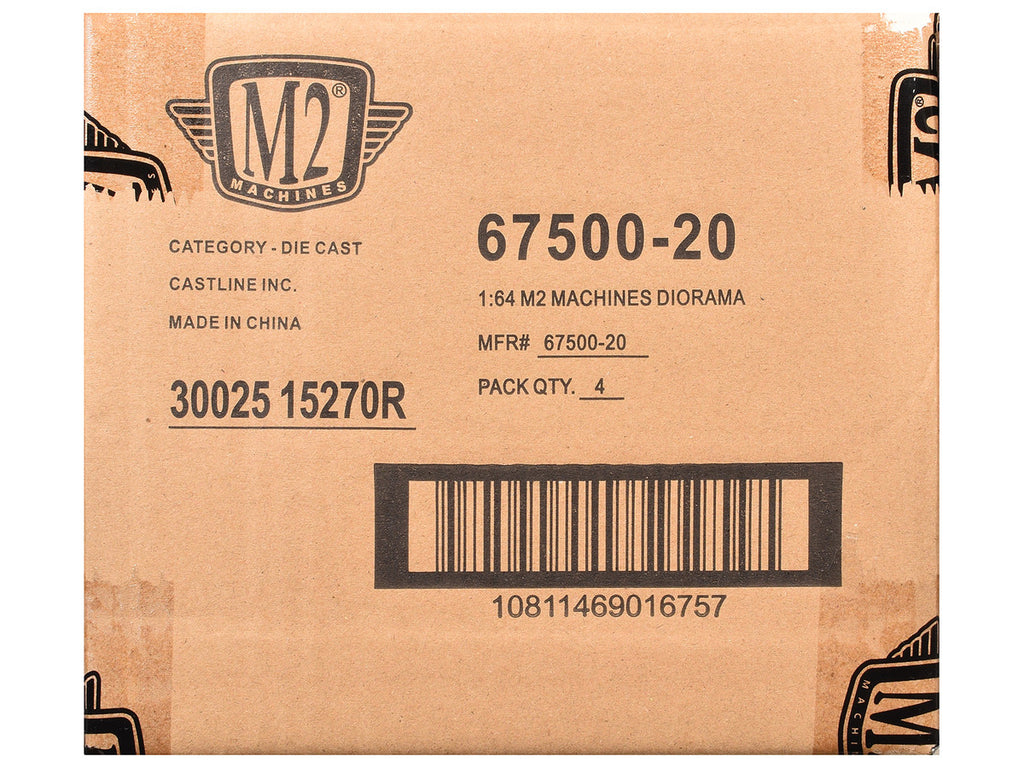 "Auto News" Release 20 Set of 4 Cars Limited Edition to 4500 pieces Worldwide 1/64 Diecast Model Cars by M2 Machines-1