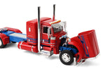Peterbilt 389 with 36" Flat Top Sleeper and Heil Fuel Tank Trailer "Sancken Custom Truck by Amcan" Red "Big Rigs" Series II #3 1/64 Diecast Model by DCP/First Gear-2