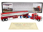 Peterbilt 389 with 36" Flat Top Sleeper and Heil Fuel Tank Trailer "Sancken Custom Truck by Amcan" Red "Big Rigs" Series II #3 1/64 Diecast Model by DCP/First Gear-3