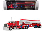 Peterbilt 389 with 36" Flat Top Sleeper and Heil Fuel Tank Trailer "Sancken Custom Truck by Amcan" Red "Big Rigs" Series II #3 1/64 Diecast Model by DCP/First Gear-4
