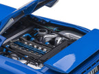 Bugatti EB110 SS Super Sport French Racing Blue with Silver Wheels 1/18 Model Car by Autoart-3