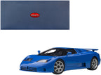 Bugatti EB110 SS Super Sport French Racing Blue with Silver Wheels 1/18 Model Car by Autoart-0