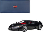Bugatti EB110 SS Super Sport Nero Vernice Black with Red Interior and Silver Wheels 1/18 Model Car by Autoart-0