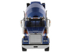 Western Star 4900 with Bridgemaster McNeilus Mixer Blue Metallic "Transport Series" 1/50 Diecast Model by Diecast Masters-2