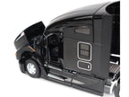 Kenworth T680 76" High Roof Sleeper Cab Truck Tractor Black "Transport Series" 1/50 Diecast Model by Diecast Masters-3