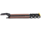 Trail King TK120 Hydraulic Detachable Gooseneck Lowboy Trailer Black (Regular Version) "Transport Series" 1/50 Diecast Model by Diecast Masters-0