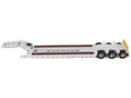 Trail King TK120 Hydraulic Detachable Gooseneck Lowboy Trailer White (Regular Version) "Transport Series" 1/50 Diecast Model by Diecast Masters-2
