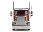 Peterbilt 589 Tridem-Axle Legendary Package Truck Tractor with 58" Sleeper Legendary Red "Transport Series" 1/32 Diecast Model by Diecast Masters