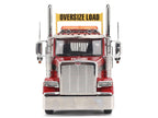 Peterbilt 589 Tandem-Axle Truck Tractor with Day Cab Legendary Red "Transport Series" 1/32 Diecast Model by Diecast Masters