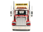 Peterbilt 589 Tridem-Axle Truck Tractor with Day Cab Legendary Red "Transport Series" 1/32 Diecast Model by Diecast Masters-2