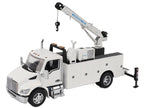 Kenworth T380 Auto-Crane Titan 85-Body HC14-Crane Work Truck with Miller EnPak White "Transport Series" 1/50 Diecast Model by Diecast Masters-3
