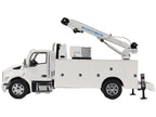 Kenworth T380 Auto-Crane Titan 85-Body HC14-Crane Work Truck with Miller EnPak White "Transport Series" 1/50 Diecast Model by Diecast Masters-0