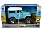 Toyota Land Cruiser FJ40 Light Blue with White Top "Xtreme Off-Road" Series 1/24 Diecast Model by New Ray-2