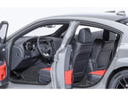 Dodge Charger Scat Pack Widebody Destroyer Gray 1/18 Model Car by Autoart