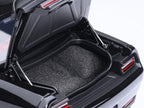 2023 Dodge Challenger SRT Super Stock Pitch Black with Red Interior 1/18 Model Car by Autoart-1
