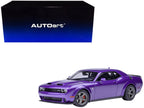 2023 Dodge Challenger SRT Super Stock Plum Crazy Purple 1/18 Model Car by Autoart-4