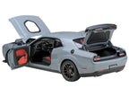 2022 Dodge Challenger R/T Scat Pack Widebody Smoke Show Gray 1/18 Model Car by Autoart-1