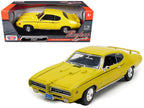 1969 Pontiac GTO Judge Yellow 1/18 Diecast Model Car by Motormax-2