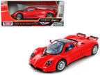 Pagani Zonda C12 Red 1/18 Diecast Model Car by Motormax-2