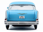 1957 Chevrolet Bel Air Light Blue "Timeless Legends" Series 1/24 Diecast Model Car by Motormax-1