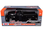 1955 Chevrolet 5100 Stepside Pickup Truck Black 1/24 Diecast Car Model by Motormax-1