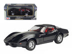 1979 Chevrolet Corvette Black 1/24 Diecast Car Model by Motormax-0