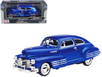 1948 Chevrolet Aerosedan Fleetline Blue 1/24 Diecast Model Car by Motormax-0