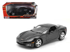 2005 Chevrolet Corvette C6 Coupe Black 1/24 Diecast Model Car by Motormax-0