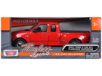 2001 Ford F-150 XLT Flareside Supercab Pickup Truck Red 1/24 Diecast Model Car by Motormax-2
