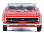 1967 Chevrolet Camaro SS Convertible Burgundy 1/24 Diecast Model Car by Motormax-1