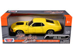 1970 Ford Mustang Boss 429 Yellow 1/24 Diecast Model Car by Motormax-2