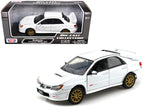 Subaru Impreza WRX STi White 1/24 Diecast Model Car by Motormax-2