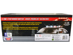 2001 Ford Crown Victoria Police Car Unmarked White "Custom Builder's Kit" Series 1/18 Diecast Model Car by Motormax-1