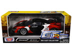 McLaren Senna #22 Black with Red and White Graphics "GT Racing" Series 1/24 Diecast Model Car by Motormax-1